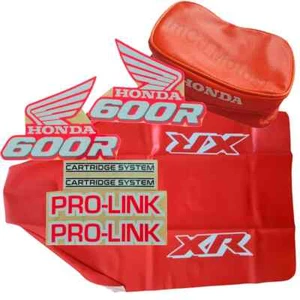 Kit Seat cover tank decals and rear fender bag for honda xr600 XR 600 1989 3M - Bild 1 von 9