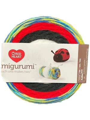 Kit de hilo Red Heart Amigurumi Caterpillar & Ladybug #9029 Foto 1 de 4