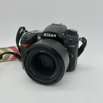 Nikon D7000 16.2 MP Digital SLR Camera W/Nikkor AF-S 50mm  f1:1:8G Lens W/strap - Image 1 of 4