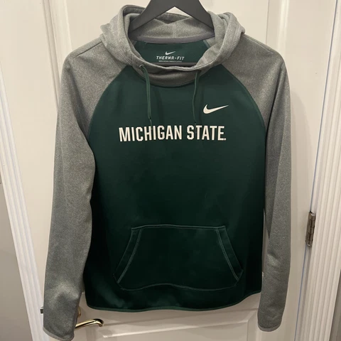 Medium Nike Therma Fit Michigan State Spartans Hoodie Worn Once Cover