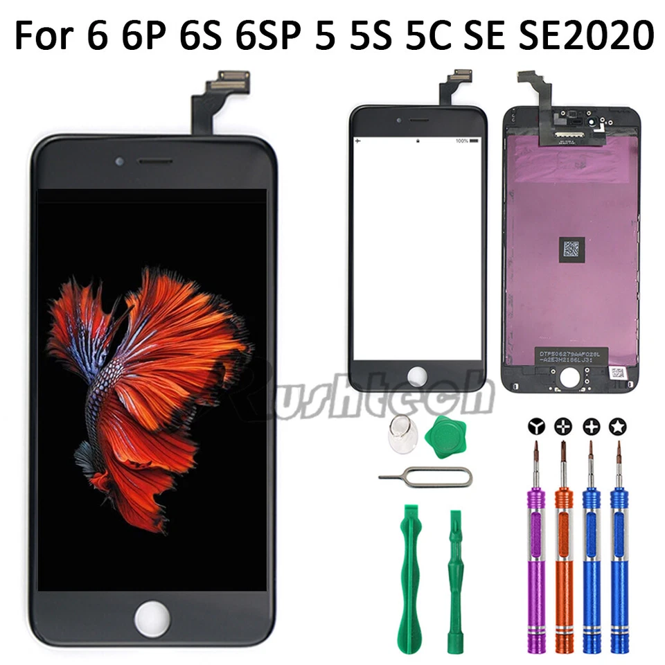 For iPhone 6 6S Plus 5 5S 5C SE 2020 LCD Touch Display Screen Replacement Tools - Image 1 of 4
