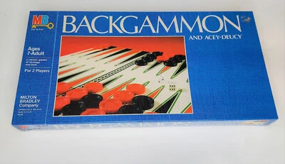 Vintage NOS 1982 Backgammon And Acey-Deucy Board Game Brand New Factory Sealed - Image 1 of 4