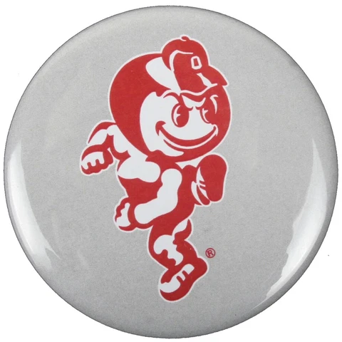 Ohio State Buckeyes Button Magnet - Brutus Cover