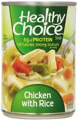 Healthy Choice Soup 5 Chicken Noodle and 5 Chicken with Rice Variety Pack, 15 oz - Изображение 1 из 4