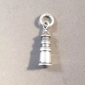 0,925 Sterlingsilber 3-D FLIGHTHOUSE CHARM NEU Anhänger Küste Strand 925 NT69 - Bild 1 von 4