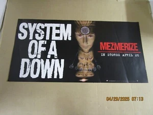 SYSTEM OF A DOWN Mezmerize Banner Promo / Tour Poster New! Unused! 2007 American - Picture 1 of 4