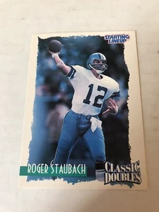 1997 Kenner Starting Lineup Classic Doubles Roger Staubach #12.2 HOF EX+ - Picture 1 of 2