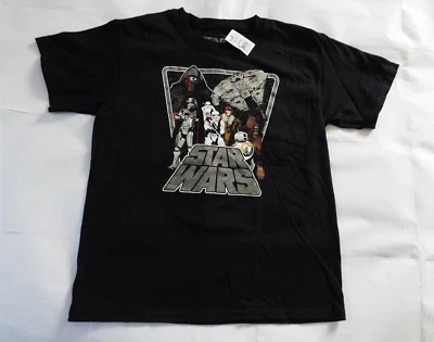 NWT Star Wars Black Youth  T-Shirt Size Large (14-16) - Image 1 of 4