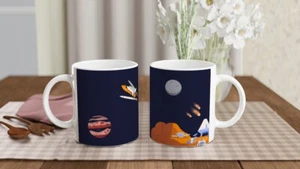 Kinder Tasse (Weltall Raumschiff Galaxie) - Bild 1 von 6