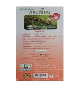 Hibiskustee 40 TeeBeutel Kräutertee 60g Rosella Tea Thailand Hibiskusblüten Tee - Foto 1 di 2