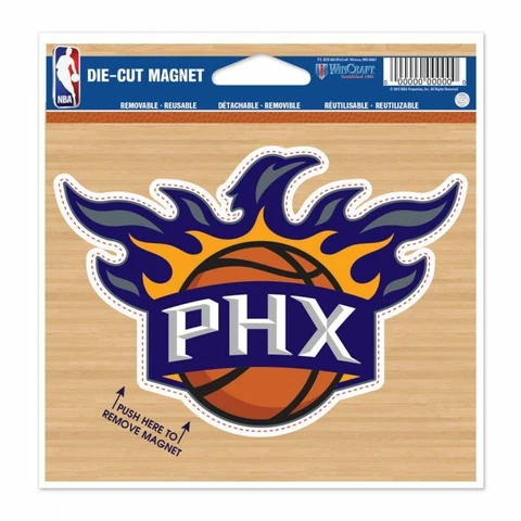 PHOENIX SUNS 5" DIE-CUT MAGNET FOR INDOOR OR OUTDOOR USE HIGH QUALITY Cover