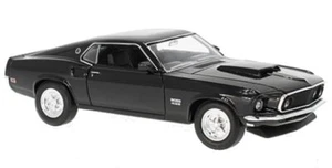FORD Mustang Boss 429 - 1969 - black - WELLY 1:24 - Imagen 1 de 5
