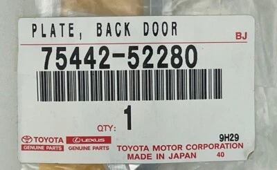 Scion xD 2008-2014 Trunk xD Emblem Genuine OEM   75442-52280 - Image 1 of 2