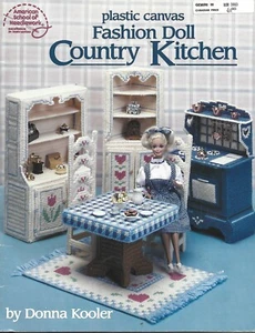 Fashion Doll (barbie) Country Kitchen - Plastic Canvas Instruction Booklet - Picture 1 of 2