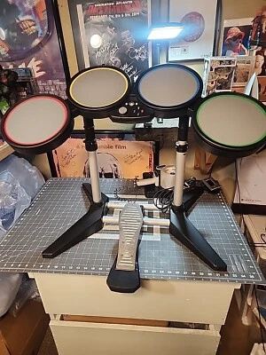 Harmonix 822149 Xbox 360 Rock Band Drum Set W/ Pedal & Stand NO Sticks *Untested - Image 1 of 4