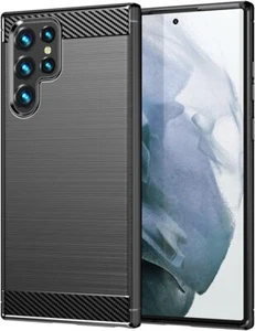 Case For Samsung S25 Ultra S23 S22 S20 S10 A14 A54 A22 Shockproof Carbon Fiber - Picture 1 of 6