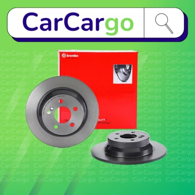 Brembo Solid Rear Brake Discs Pair For Mercedes E-Class E 250 2012-2016 300 mm - Image 1 of 4