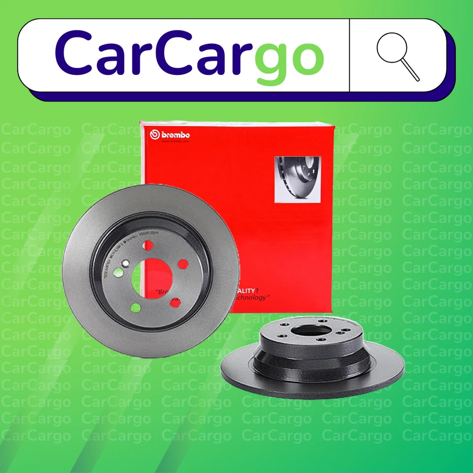 Brembo Solid Rear Brake Discs Pair For Mercedes E-Class E 250 2012-2016 300 mm - Image 1 of 4