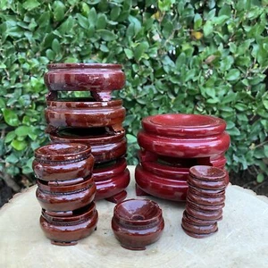 Wooden Circular Sphere Ball Base stand Made in China - Picture 1 of 6