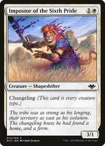 IMPOSTOR OF THE SIXTH PRIDE X 4 N/M- MODERN HORIZONS MAGIC THE GATHERING - Picture 1 of 1