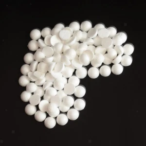 100 Stück 30mm weiße halbrunde feste Styroporkugeln Bastelkugeln zum Basteln, - Bild 1 von 7