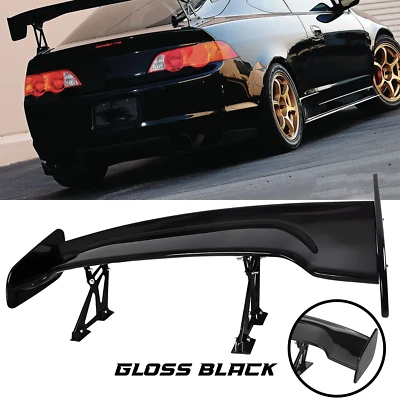 46" Rear Trunk Spoiler Racing Wing GT-Style Gloss Blk For 2002-2006 Acura RSX - Image 1 of 4
