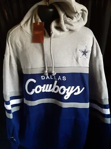 Dallas Cowboys Felpa Uomo Mitchell Ness Grande Alta 4XLB, 4XLT5XLB,5XL o6XLB - Foto 1 di 5