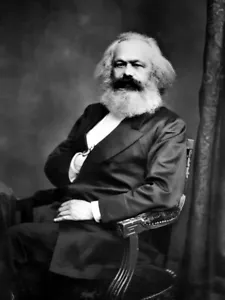 Karl Marx Retrato 1875 Fotografía Foto Grande Póster Impresión Artística - ELIGE TAMAÑO - Imagen 1 de 1