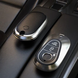 TPU FOB Case Cover For Mercedes Benz W223 W206 C S Remote Smart Key 3 Buttons 3B - Picture 1 of 17