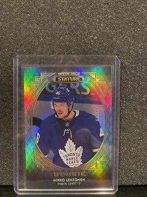 MIKKO LEHTONEN - 2020 Upper Deck Stature Rookie  /99 - Image 1 of 2