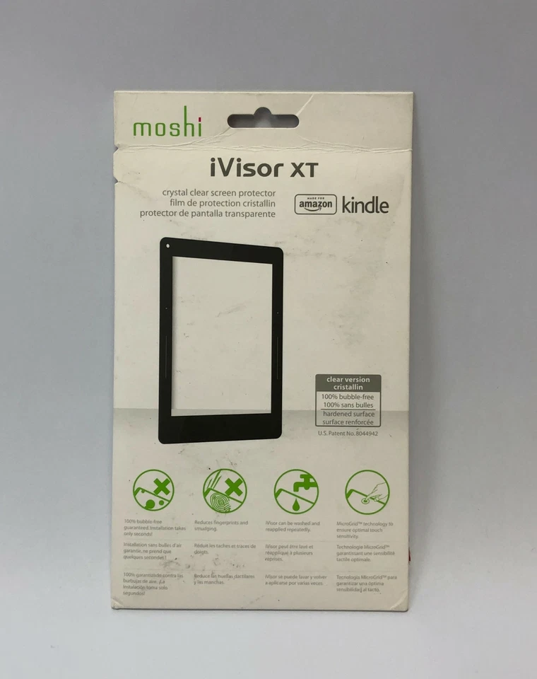 Moshi iVisor XT Crystal Clear Screen Protector Kindle 7.2 x 4.3 inch - Image 1 of 3