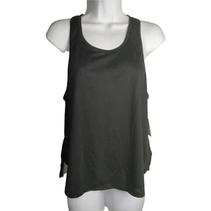 Top sin mangas LAUNDRY by Shelli Segal para mujer negra Racerback sin mangas NUEVO - Imagen 1 de 8