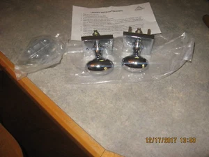 Fusion Hardware V-02-S7-0-PLC Privacy Doorknob Set Polished Chrome Free shipping - Picture 1 of 4