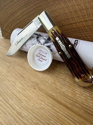 Great Eastern Cutlery #97 Coke Bottle Autumn Gold Jig Bone  - Image 1 of 4