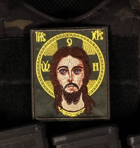 Jesus Russian Orthodox Tactical Patch - Picture 1 of 1