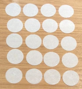 20 x Fusible Buckram Iron On Circles/43mm diameter/Double Sided Buckram - Crafts - Picture 1 of 5