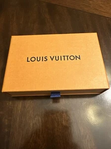 Louis Vuitton Empty Gift Box 5 x 3.5 x 1 Authentic With Ribbon - Picture 1 of 3