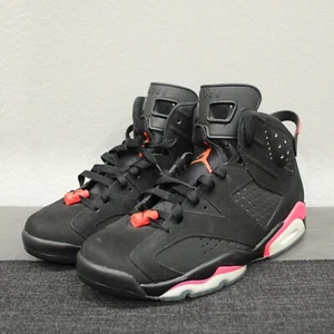 Jordan 6 Retro Infrared Black 2014 384664-023 Size Men's 9 No Box - Picture 1 of 8
