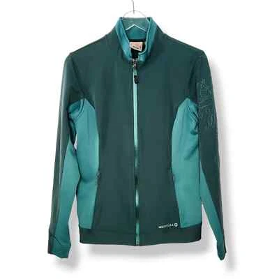 Merrell Aeroblock Green Embroidered Full Zip Long Sleeve Jacket Size Medium - Image 1 of 4