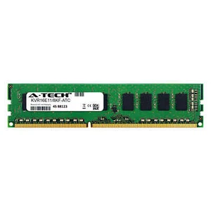 8GB PC3-12800E ECC UDIMM (Kingston KVR16E11/8KF Equivalent) Server Memory RAM - Picture 1 of 2