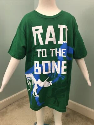 Camiseta para niños Delta S/S verde dinosaurio Rad to the Bone talla XS 7 NUEVA CON ETIQUETAS Foto 1 de 4