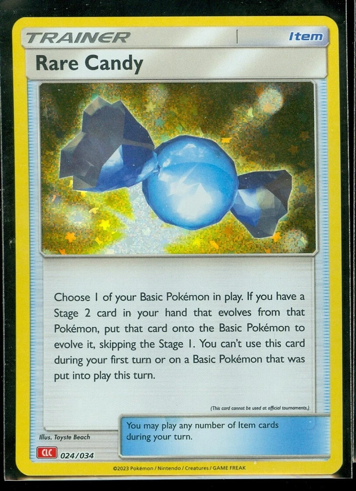 Pokemon RARE CANDY - CLC 024/034 Classic Collection - HOLO - MINT - Image 1 of 1
