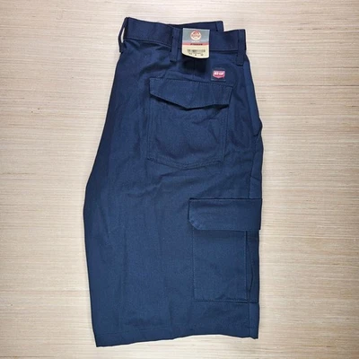 Red Kap Mens Blue Cargo Work Shorts Size 34 Work Utility Casual 12" Inseam NEW - Image 1 of 4