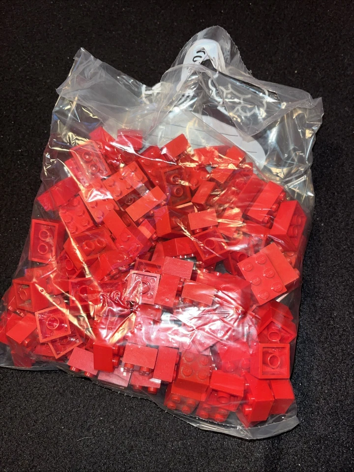 LEGO Mix/Konvolut Steine Rot 2x2/2x3 - Bild 1 von 1