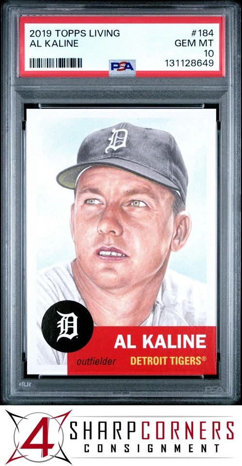 2019 TOPPS LIVING #184 AL KALINE HOF PSA 10 - Image 1 of 3
