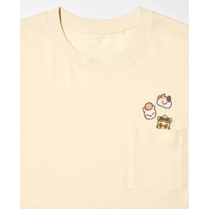 NWT Uniqlo Final Fantasy 14 FFXIV Chocobo Moogle Cat Pocket T-shirt Unisex M - Picture 1 of 12