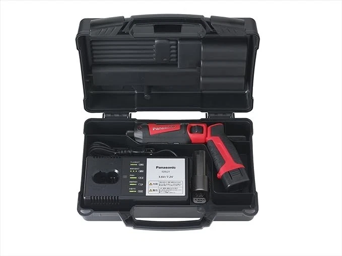 Panasonic EZ7521LA2SR Red Batteries Charge Stick Impact Driver 7.2 V With 2