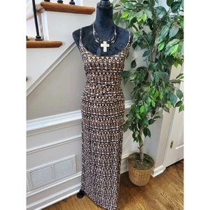 Belle De Jour Women's Black Rayon Scoop Neck Strappy Long Maxi Dress Size 1X - Picture 1 of 11
