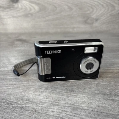 Technika SH-550T 5.0MP Compact Digital Camera Black Tested - Image 1 of 4