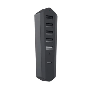 USB Splitter Hub for Console with 4 USB 2.0+1 Type-C+1 USB Charging Port - Picture 1 of 8